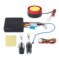 BOROCO Motorbike Anti-Theft Alarm Kit Jednosměrné dálkové ovládání Vodotěsné Univerzální 12V